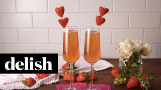 Valentines Day Mimosas  Delish [upl. by Adriell]