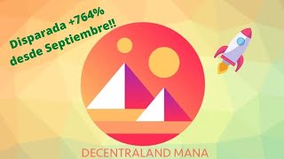 ✅Noticias Criptomonedas😱  💥 Decentraland MANA disparada 764 [upl. by Oramlub]