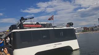 View from Fjord Cruise Oslo Harbour 15 hrs [upl. by Hgielsel521]