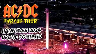 ACDC  DRONE FOOTAGE  Hannover 2024 quotPower UpquotTour [upl. by Haiasi]