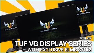 1st ever ASUS monitors with ELMB sync TUF Gaming VG32VQ VG27AQ amp VG27BQ [upl. by Sammons253]