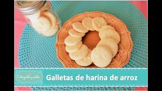 Galletas de harina de arroz muy ricas y fáciles de hacer [upl. by Fari]