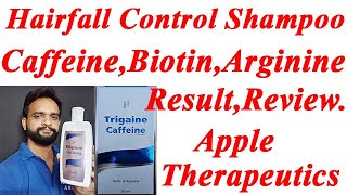 New Trigaine Caffeine Shampoo Apple Therapeutics Brand  Caffeine Shampoo🔥🔥 [upl. by Blunk785]