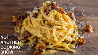 PERFECT SPAGHETTI CARBONARAthe easy way [upl. by Nywrad]