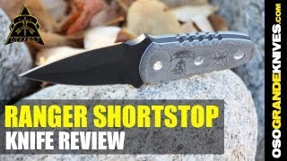 TOPS Ranger Short Stop Dagger Knife Review  OsoGrandeKnives [upl. by Rentschler]