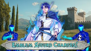 Sigurd Charges In Emblem Sigurd Banner Impression ft Guests FEH [upl. by Tloh]