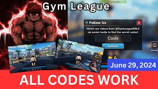 All CODES WORK Gym League ROBLOX June 29 2024 [upl. by Itsym]