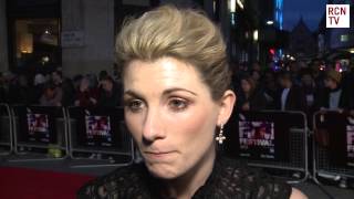 Jodie Whittaker Interview Hello Carter Premiere [upl. by Aramahs]