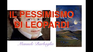 Il PESSIMISMO di Leopardi pessimismo storico cosmico eroico [upl. by Alah619]