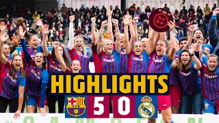 🏆 LEAGUE CHAMPIONS  HIGHLIGHTS BARÇA 5  0 REAL MADRID [upl. by Oisangi]