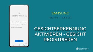 Gesichtserkennung aktivieren  Samsung Android 11  One UI 3 [upl. by Phillane235]