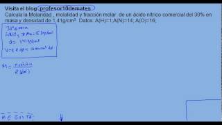 Ejercicios y problemas resueltos de disoluciones 18a [upl. by Lorain]