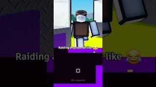 Raiding a tycoon on roblox be like  Bouncing square [upl. by Amme]