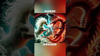 🧿 Horse and Dragon Beast Hybrid ai hybridart shortvideos shorts viralvideo [upl. by Eima]