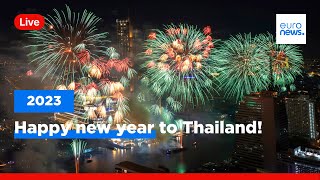 Celebrations begin in Bangkok as Thailand welcomes 2023 [upl. by Aicia]