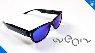 WeON Glasses  Las gafas inteligentes que se conectan a tu smartphone [upl. by Adiene601]