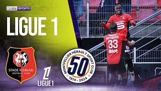 Rennes vs Montpellier  LIGUE 1 HIGHLIGHTS  091524  beIN SPORTS USA [upl. by Atteuqihc]