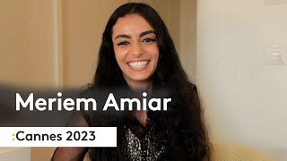 Cannes 2023  Pour Meriem Amiar quotla femme algérienne est une femme fortequot [upl. by Faux]