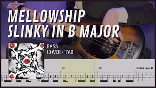 Mellowship Slinky in B Major  Red Hot Chili Peppers Bass Cover with Tab [upl. by Aicital]