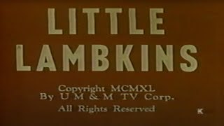 LITTLE LAMBKINS 19401990 — KIDS KLASSICS THREE BEARS VHS Rip  Digitization Fleischer Studios [upl. by Adnaugal]