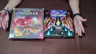 Unboxing y comparación entre TALISMÁN 5º Edición Vs 4ª Edición  Expasiones [upl. by Nawtna617]