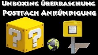 Unboxing ÜberraschungPostfachAnkündigung  FULL HD  Deutsch Teil 1 [upl. by Enileoj478]