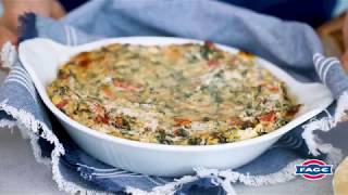 Greek YogurtSpinach Dip with Greek Yogurt Recipe [upl. by Kopp725]