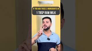 Skin Whitening with Raw Milk Overnight Glowing Skin [upl. by Maidie622]