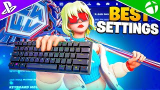 NEW Best Keyboard SETTINGS  Sensitivity In Chapter 5 Season 4 Fortnite Tutorial [upl. by Hobart]