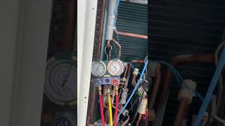 How do check Daikin vrv x commissioning with gas auto charge running the outdoor unit [upl. by Nadabas882]