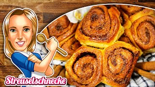 Zimtschnecken selber machen mit fluffigen Hefeteig 😋 Zimtschnecken Rezept Einfach [upl. by Youngman880]