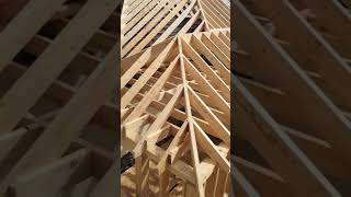 How To  Hand Cut Pitched Roof  Rafters  Dutch Hip  JC Timber Roof Specialist UK [upl. by Atyekram]