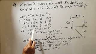 PHYSICS DISTANCE amp DISPLACEMENT  8910 SSCNDADIPLOMA amp Others competitive exams [upl. by Katsuyama]