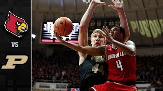 Louisville vs Purdue Basketball Highlights 201718 [upl. by Annairam408]