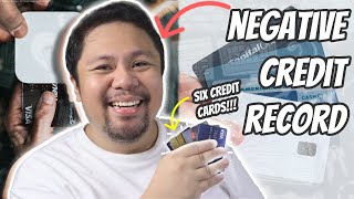 How I Got SIX CREDIT CARDS With a NEGATIVE CREDIT SCORE [upl. by Ecinom]