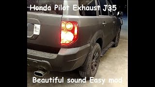 Honda Pilot Exhaust SOUNDS AMAZING NOW [upl. by Lleryd]