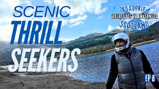 Motorcycle tour Aberfoyle to Glencoe to Inverness Scotland Ep 8 [upl. by Dnalram]