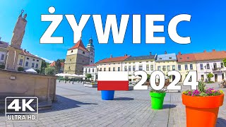 Zywiec Poland Walking Tour ☀️ 4K Ultra HD – With Captions [upl. by Aimahc953]