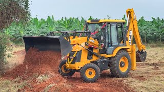 Another one Jcb Driver Purchase his First JCB 3DX Plus 2023 Backhoe First day Working on Field [upl. by Nylirak]