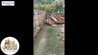 Submersible dewatering pump in action [upl. by Blount392]