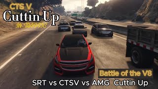 WHICH V8 CAR IS BEST FOR CUTTIN UP IN TRAFFIC  GTA V No Hesi [upl. by Khan461]