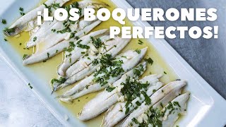 Boquerones en Vinagre  Duros firmes y Superfáciles de hacer [upl. by Ellett871]