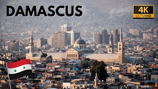 Damascus  Syria Realaxing video with Music 4K [upl. by Ezarra]