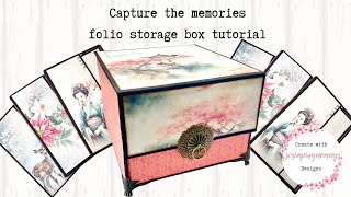 Capture the memories box tutorial [upl. by Baudelaire]