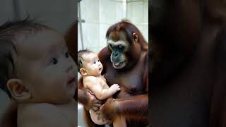 Orangutan and baby [upl. by Lydie]