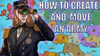 Colonies at War Tutorial  How To Create And Move An Army [upl. by Eidurt]