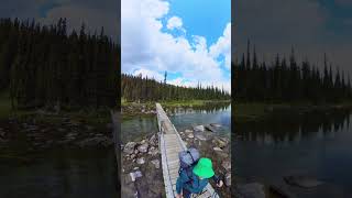 SHADOW LAKE  New Video is up adventure backpacking siberianhusky alpinelake [upl. by Anaugahs]