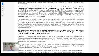 Webinar Contribuzione Lavoratori dello Spettacolo 19042024 [upl. by Yanrahs595]