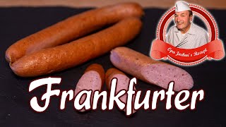 Frankfurter Würstchen ohne Kutter selber machen  Wurst selbst herstellen  Opa Jochens Rezept [upl. by Atsev893]