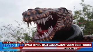 Ada Buaya Berkalung Ban Pada Pawai Ogohogoh di Palu [upl. by Elizabet]